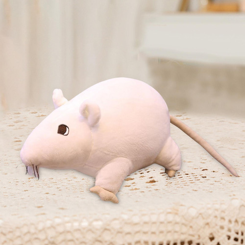 Encantador Juguete De Animal De Rata De Peluche, Muñeca De