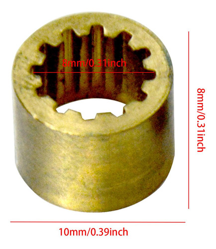 Para Taco De Billar, Para Taco De Billar, 10 Mm Con Dientes