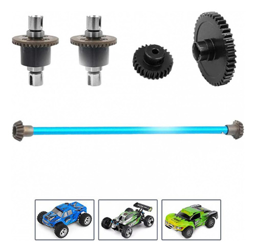 10pcs Para Wltoys 1:18 Rc Gear Differential Rc Buggy