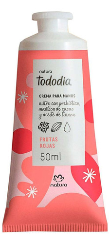Crema De Manos Frutos Rojos Tododia Natura 50ml