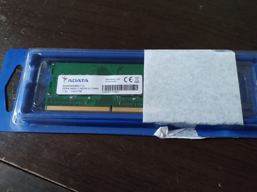Memória Ram 8gb 1x8gb Adata Ad4s240038g17-s Premier Series