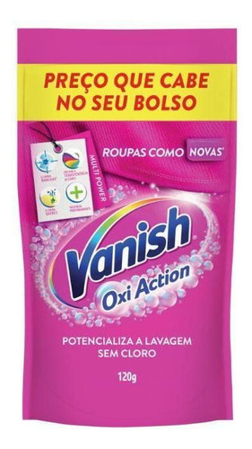 Tira Manchas Em Po Vanish Oxi Action Sache 120g