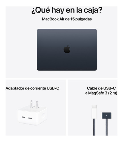 Macbook Air 15 Pulgadas Chip M4 512 gb Ssd - Azulmedianoche Azul Medianoche