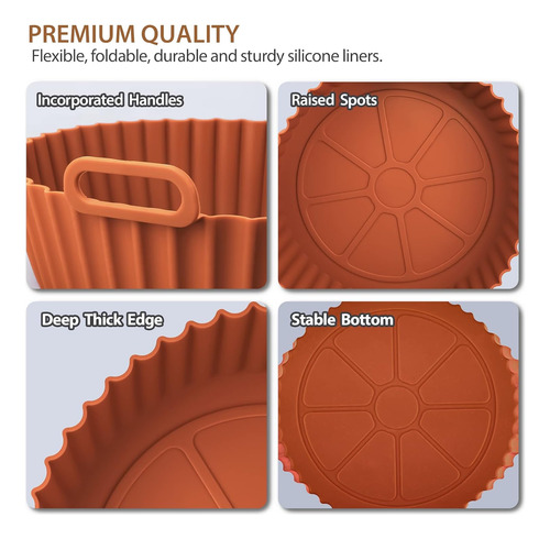 Forros De Silicona Para Freidora De Aire De 3-5 Qt