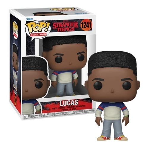 Boneco Funko Pop Lucas Sinclair 1241 Stranger Things Netflix