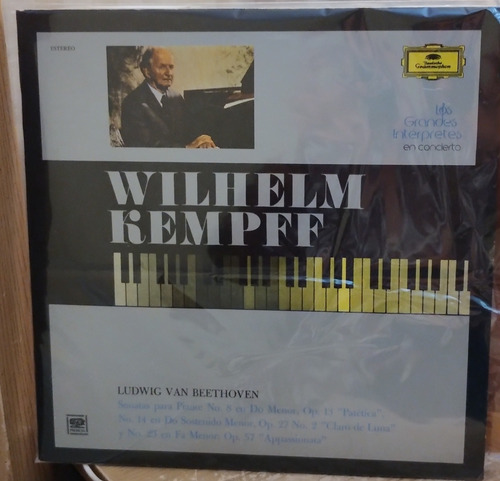 Wilhelm Kempff:ludwig Van Beethoven,grandes Intérpretes-lp (Usado)