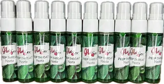 10 Pack Desensibilizador Oral Deep Throat 10ml Sabor Menta