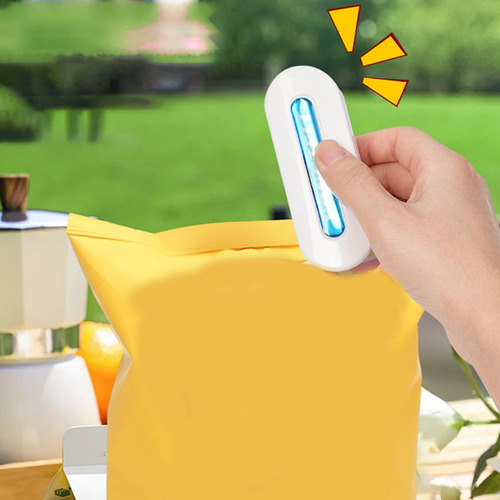 Mini Sellador De Bolsas Con Sellado Térmico 2 En 1,