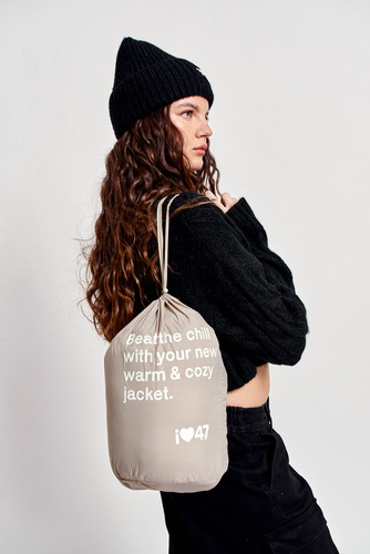 Imagen 6 de 6 de Campera Coat De Nylon Mujer 47 Street