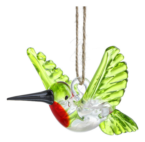 Colibríes De Vidrio Navidad