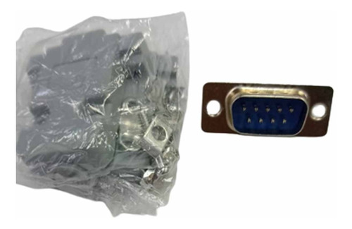 Conector Db-9 Macho + Tapa X 10 Unidades