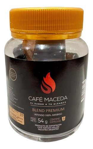 Capsulas De Café Blend Premium 100% Puro Nespresso X 9 Un. 