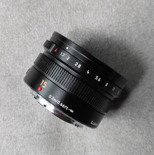 Lente Panasonic Leica Dg Summilux 15mm 1.7 Lumix Gh5 Gx85 G9 (Usado)