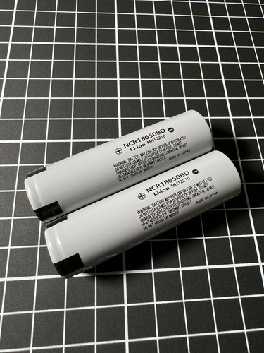 2 Baterías De Litio 18650 Panasonic Recargable 3200mah 3.7v