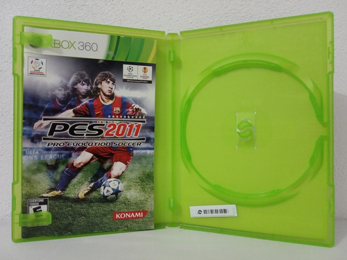 Pes 2011 Pro Evolution Soccer Apenas Capa + Manual Xbox 360