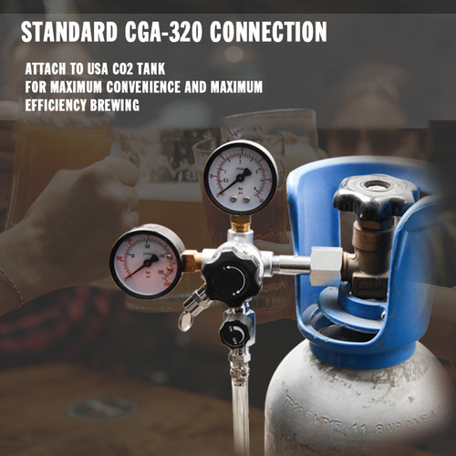 Manómetro Regulador Para Tanque De Co2 Para Cerveza Artesana
