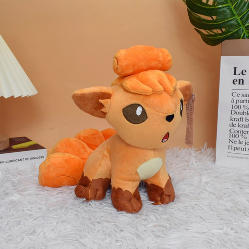 Peluche Vulpix Con Dibujos Animados De Animales De Peluche,