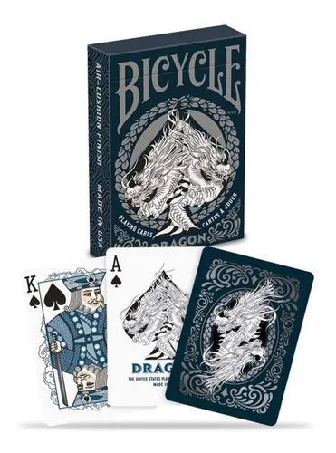 Naipe Baraja Cartas Bicycle- Dragon Originales