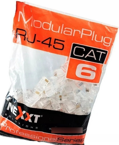 Conector Nexxt Rj45 Cat6 (100 Unidades/pack)