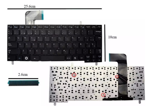 Teclado Netbook Samsung N210 N220 N250 N260