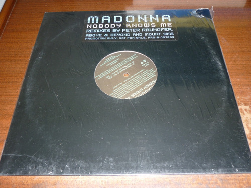 Madonna Nobody Knows Me Remixes Peter Rauhofer Vinil Jcd055