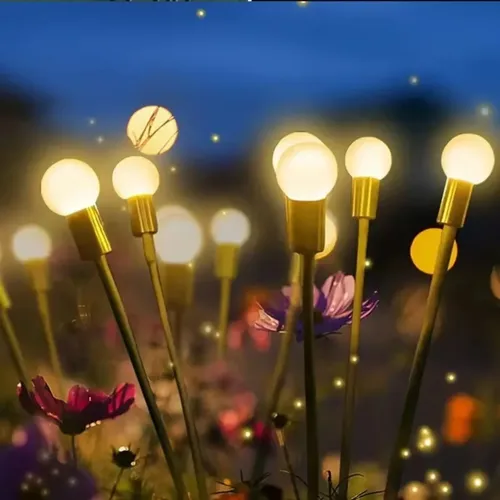 10 Luces Solares Led Para Jardín, Luciérnaga, ,,zx | MercadoLivre