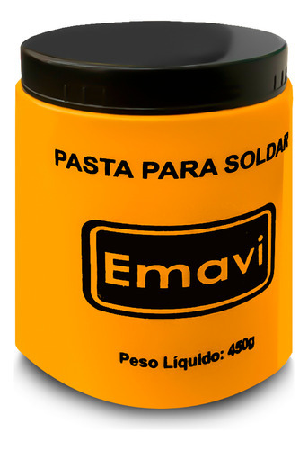 Pasta Para Solda Estanho Pote Com 450g 127/220V