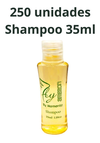  Kit 250 Shampoo 35ml Hotel Motel Pousada Airbnb Doação Spa