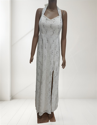 Vestido Blanco Corte Marilyn