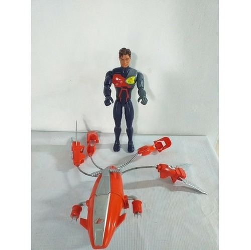 Max Steel Traje Exo Capsula Roja (Usado)