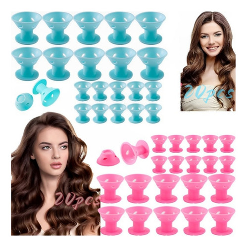  Mujere Cabello Ondas-rizos Sin Calor Hair Rollers /curly It