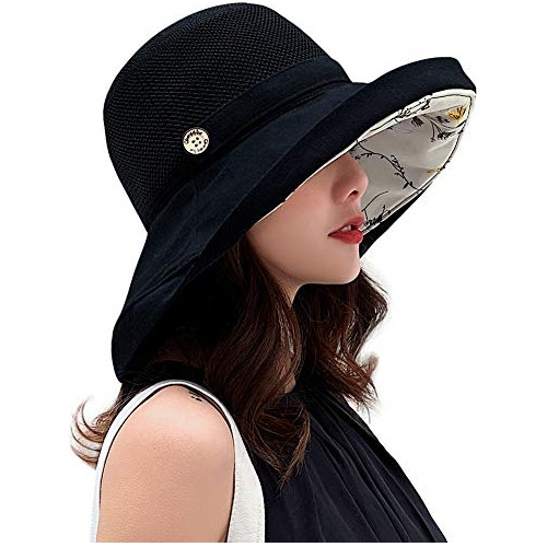 Sombreros De Malla Y Ala Ancha Para Mujer