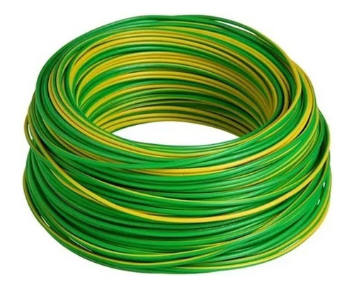 Cable Unipolar 1x2,5 Mm X 1 Mts Verde Y Amarillo