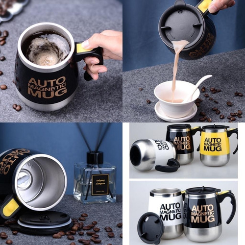 Taza Mezcladora Auto Revolvedora Self Mug Batidora Térmica