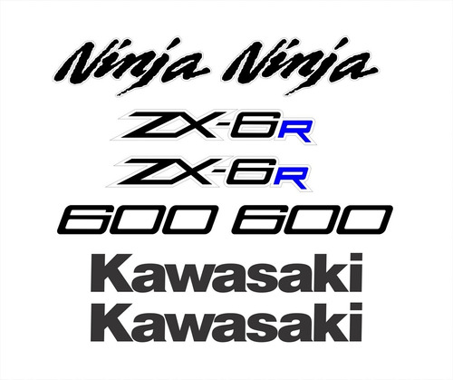 Adesivos Emblemas Compatível Kawasaki Ninja Zx-6r 2012 Verde