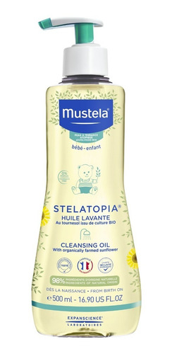 Imagen 1 de 4 de Mustela Stelatopia Aceite De Baño 500 Ml