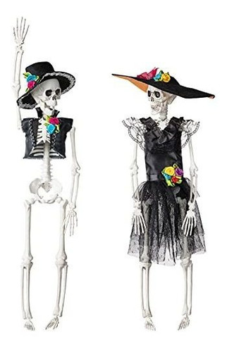 Decorlife 2 Pcs Skeleton Decoración De Halloween, 16 K42y5