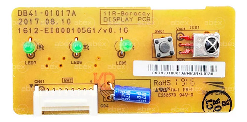 Placa Receptora Para Ar Condicionado Samsung Digital Inverter Db93-10861d Ar12hsspasn