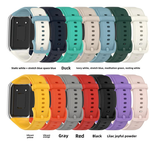 Correa De Reloj De Silicona Resistente Para Oppo Band2