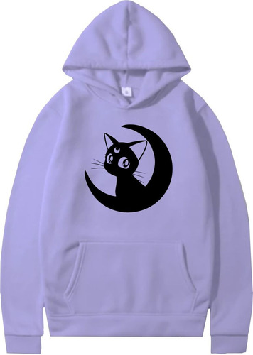 Buzo Saco O Hoodie Capotero Sailor Moon - Gata Luna