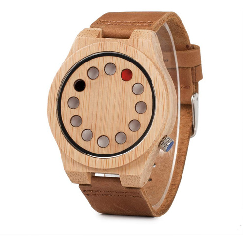 Bobo Bird, Reloj De Madera De Bambu Para Hombre Con Correa