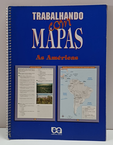 Livro Trabalhando Com Mapas - As Américas