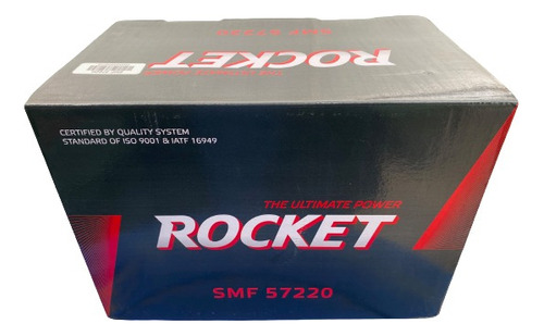 Bateria De Auto Rocket Smf-57220  72 Amperes