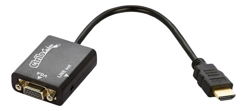 Cabos Conversor Hdmi Para Vga Com Áudio 20 Cm - Kit 5