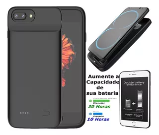 Capa Capinha P/ iPhone 14 13 12 11 Xr Max Carregador Bateria