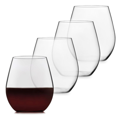 Juego De 4 Copas De Vino Tinto Libbey Signature, Elegantes C