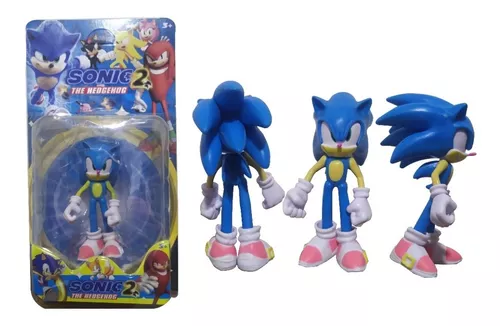 Boneco Sonic Articulado Grande Brinquedo Caixa Collection