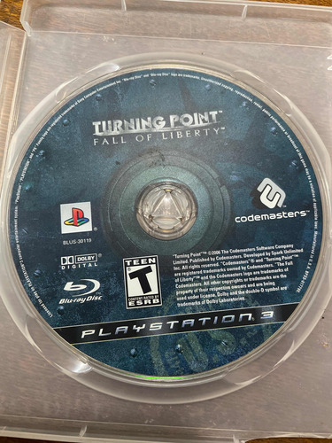 Turning Point Fall Of Liberty Ps3