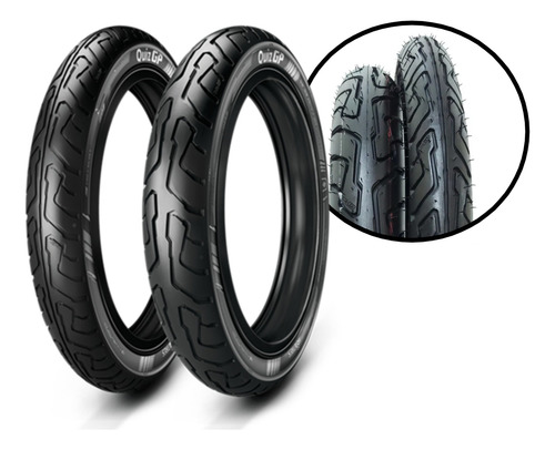 Par Pneus Moto Ira C/ Câm 2.75-17 47p Tt + 90/90-18 57p Tt