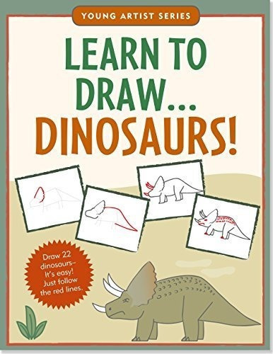 Learn To Draw Dinosaurs Easy Step-by-step Drawing.., De Peter Pauper Pr. Editorial Peter Pauper Press En Inglés